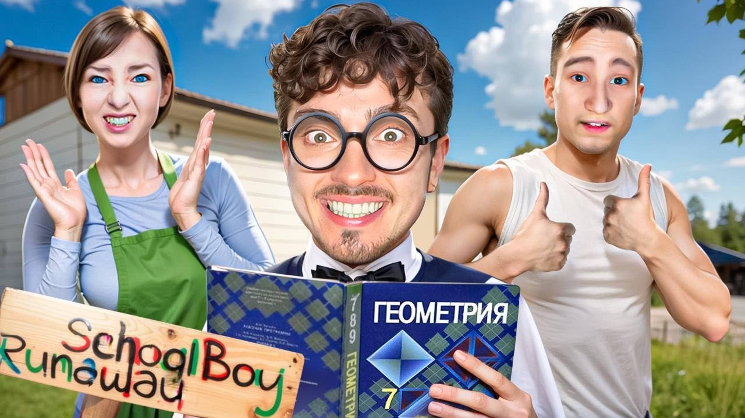 ВПЕРВЫЕ ВЫУЧИЛ УРОКИ В ДОМЕ ЗЛЫХ РОДИТЕЛЕЙ В SCHOOLBOY RUNAWAY В МАЙНКРАФТ! [Эдисон] 🚀 1080p