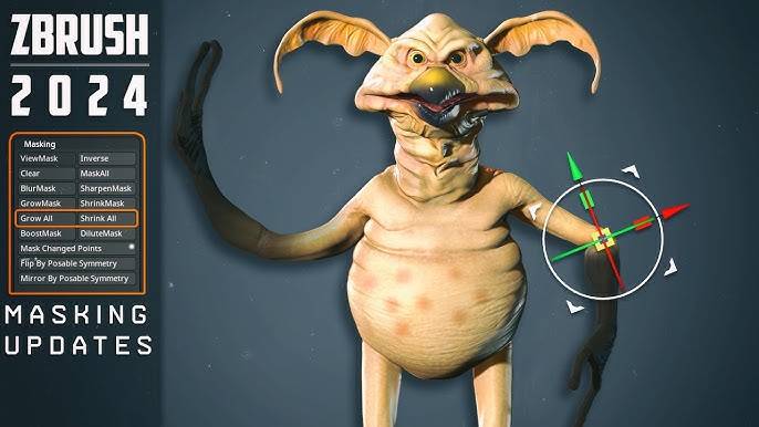 ZBrush 2024 Masking Update
