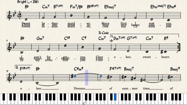 Cherokee [lead sheet]