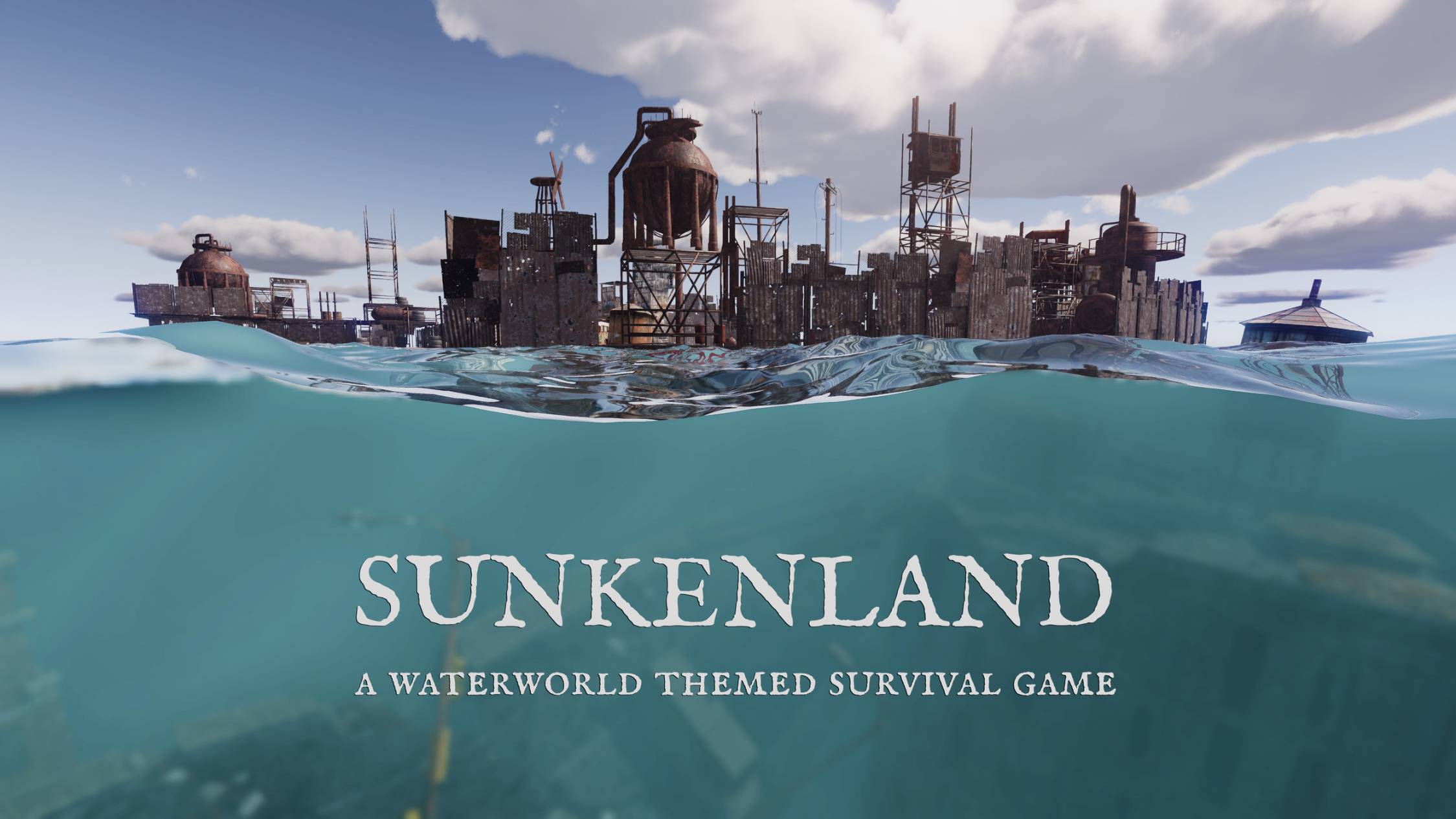 Sunkenland: подводный поток.