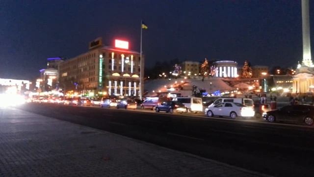 Предновогодний Киев 21 декабря 2012...