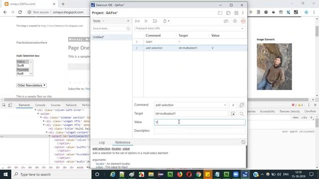 New Selenium IDE - Part 21 - remove selection Command