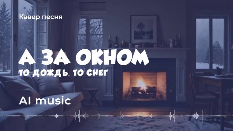 А за окном то дождь, то снег (рок кавер) - AI music, video