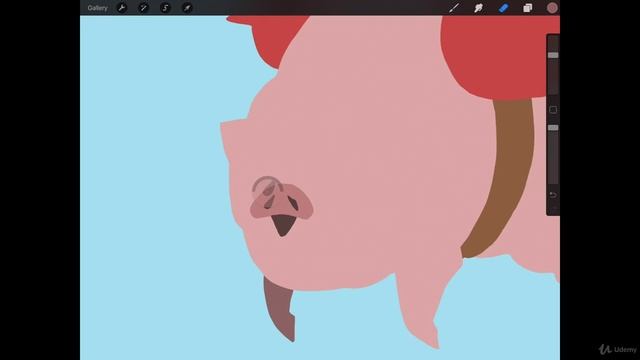 The Digital Painting. Lesson 11. Cutout Style. Part 66 - Cleaning Up the Shape