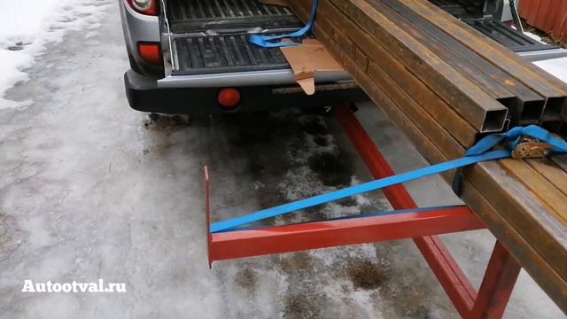 Как возить длиномеры на пикапе