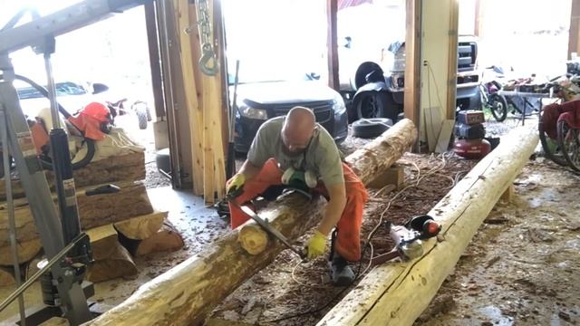 Log Staircase DIY Part 1