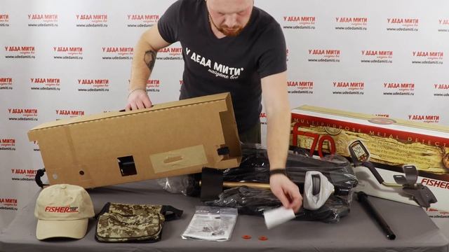 Металлоискатель Fisher F70 распаковка