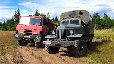 ЗИЛ-157 против TATRA-815 6Х6 на бездорожье! Сравнение двух легенд