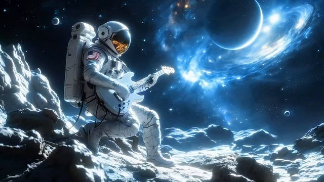 Galactic Jam： An Astronaut's Rock Odyssey in Space ｜ Sci fi AI Video Movie Trailer