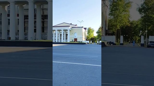 Архангельская областьНоводвинскСолнечный день☀ Прогулка по центру города 3 ч #город #север #Shorts
