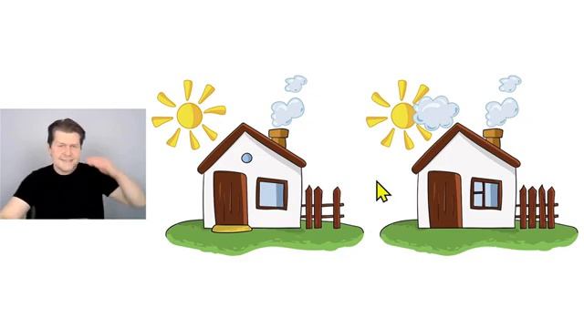 Find the Differences Houses 🏠 Easy English Activity  Comprehensible Input Beginner English Lesson