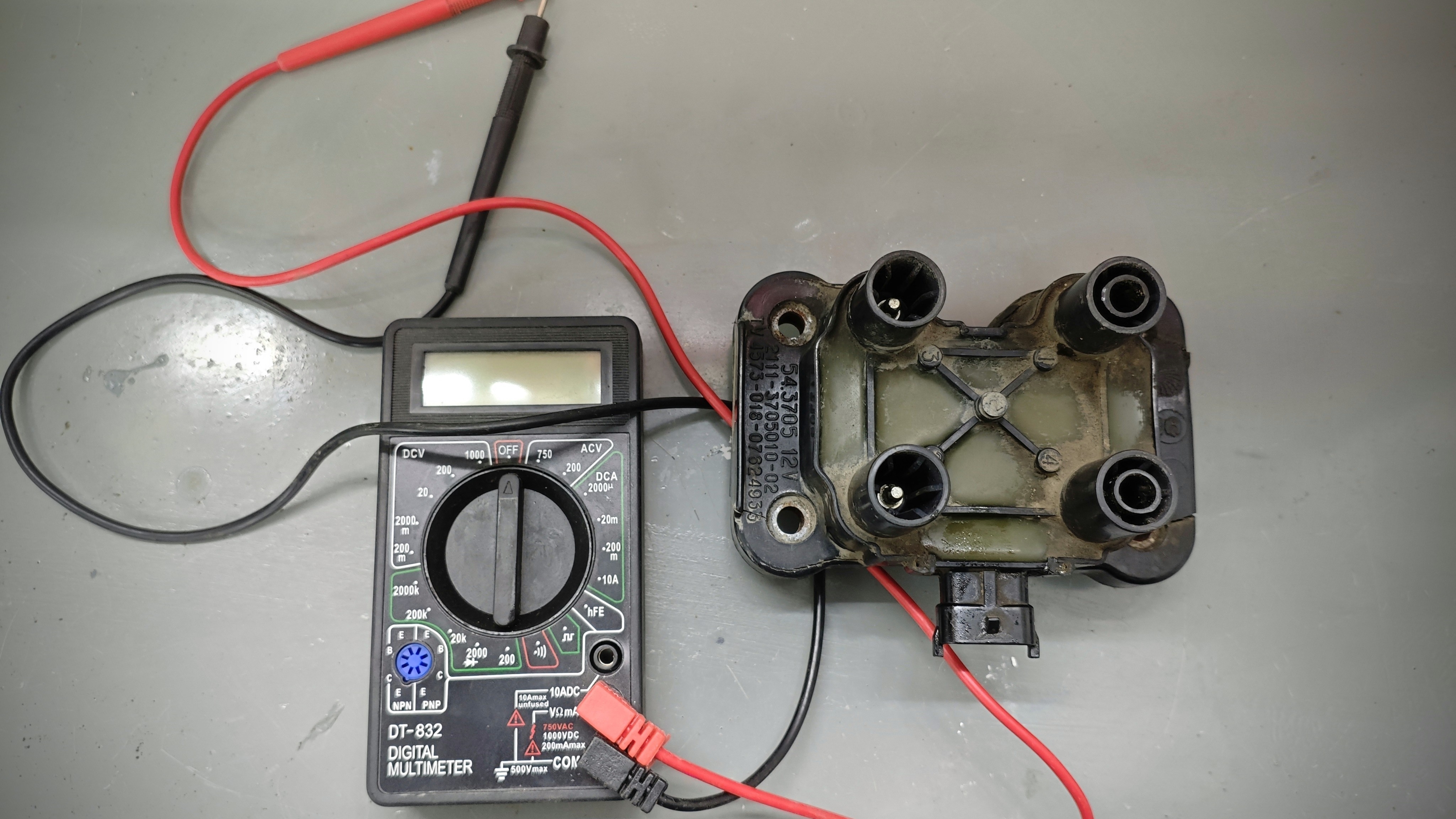Как проверить катушку зажигания (мультиметром) на Ваз.На примере Лада Калина 1