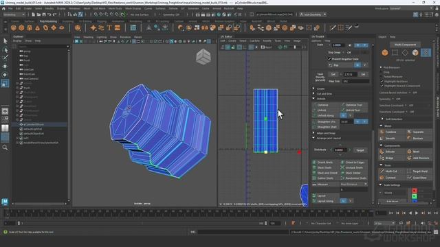 05. Third Pass. Uvs, Mirroring, Naming Conventions & Hierarchy