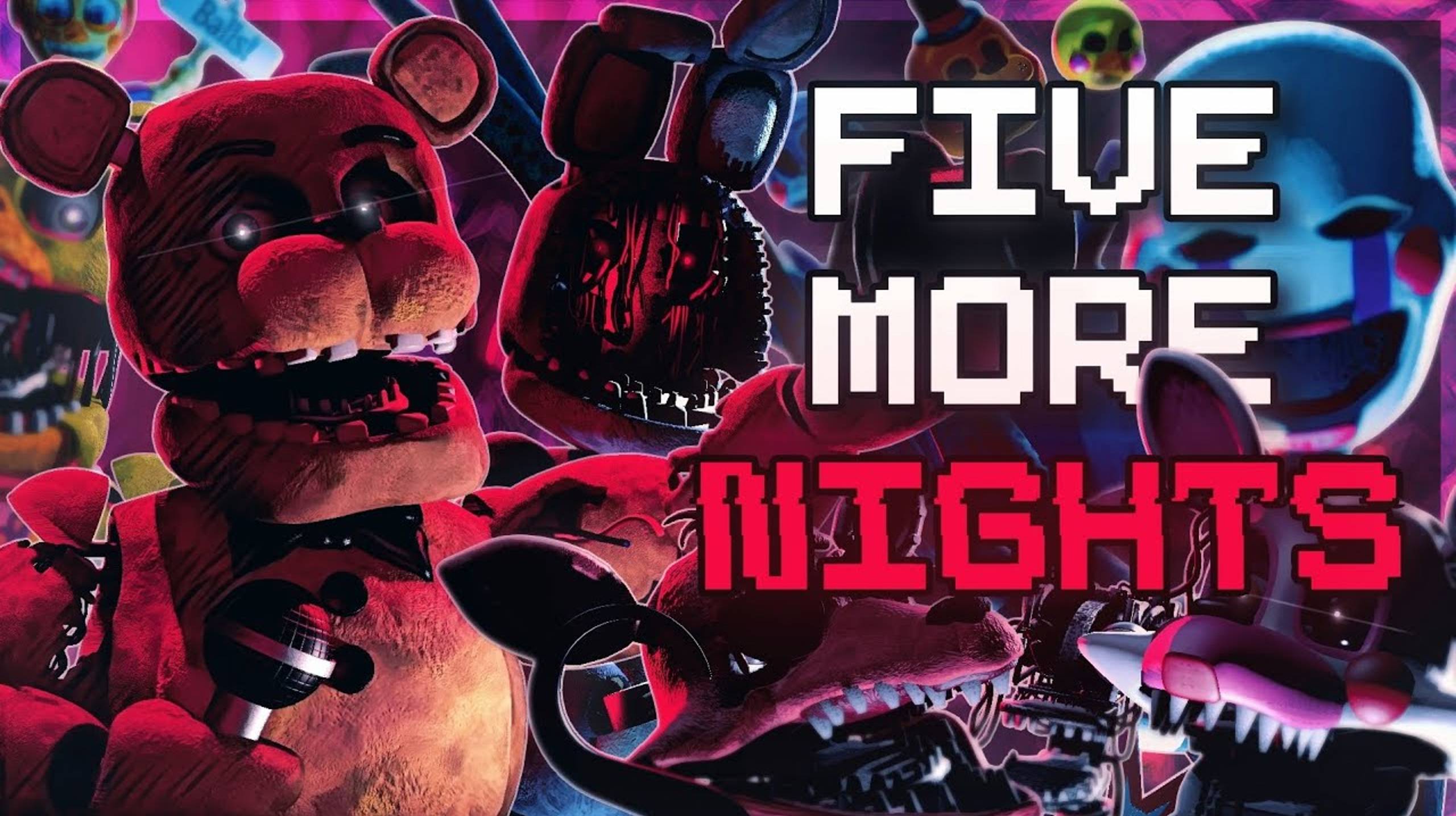 (Radeon_Knocks/YouTube) FNAF COLLAB ➤ FIVE MORE NIGHTS (FNAF 2 Rap) | @JTM