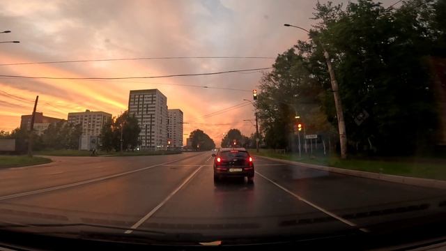 Красивый закат