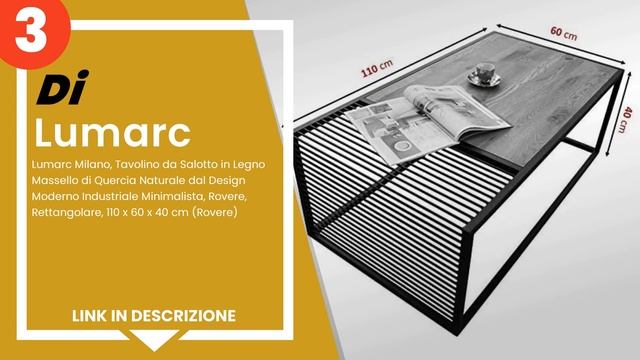 I 5 migliori tavolini da salotto