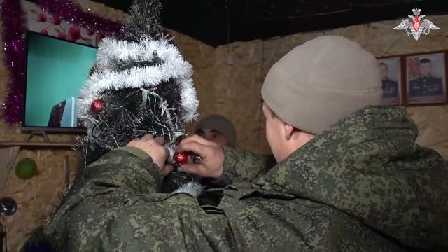 Подготовка к Новому году в подразделении группировки войск «Центр»