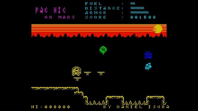 PAC HIC ON MARS 128K (2024) [ZX Spectrum]