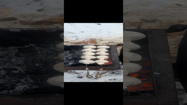 грибочки на углях#шашлык