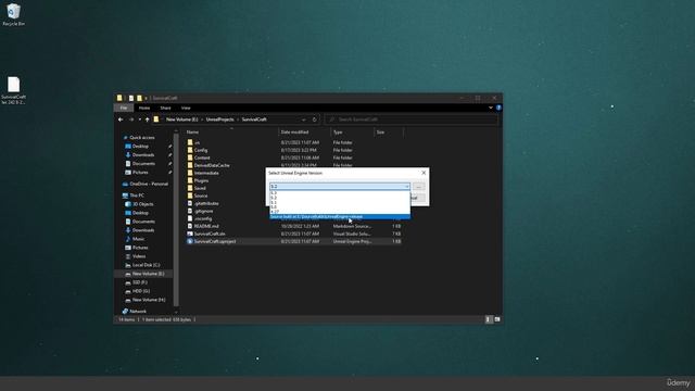 241 - Lecture 242 Building Our Project With Unreal Engine Source Build