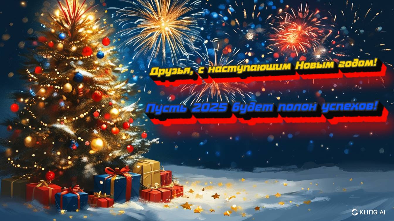 Друзья, с наступающим Новым годом! 2025