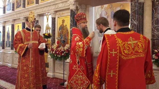 Архиерейское Пасхальное богослужение в престольный праздник св. вмч. Георгия Победоносца