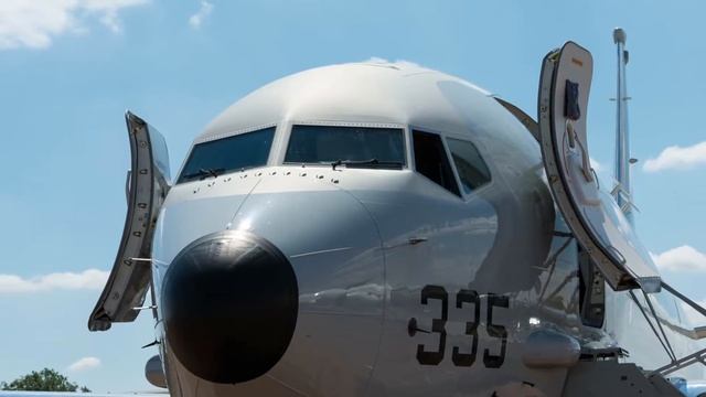 RC-135W Rivet Joint; E-6B Mercury; P-8A Poseidon; A330 Voyager (RIAT 2018)