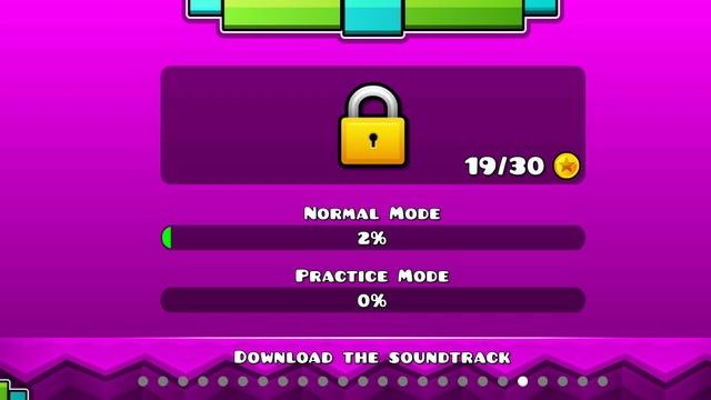 прохождение уровней в Geometry Dash