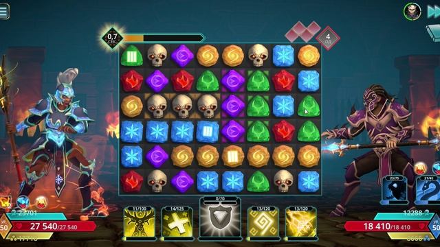 Puzzle Quest 3 - Dok vs Blue dragon4981