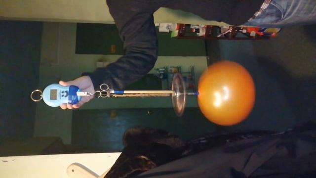 Подъёмная сила взаимодействия противоточных вихревых потоков