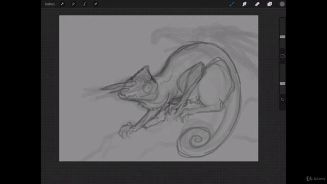 The Digital Painting. Lesson 12. Photorealistic Style. Part 73 - Refined Drawing