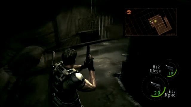 Resident Evil 5 - #2 [Альфа-самец и Леди-паркур] (глава 1-2)