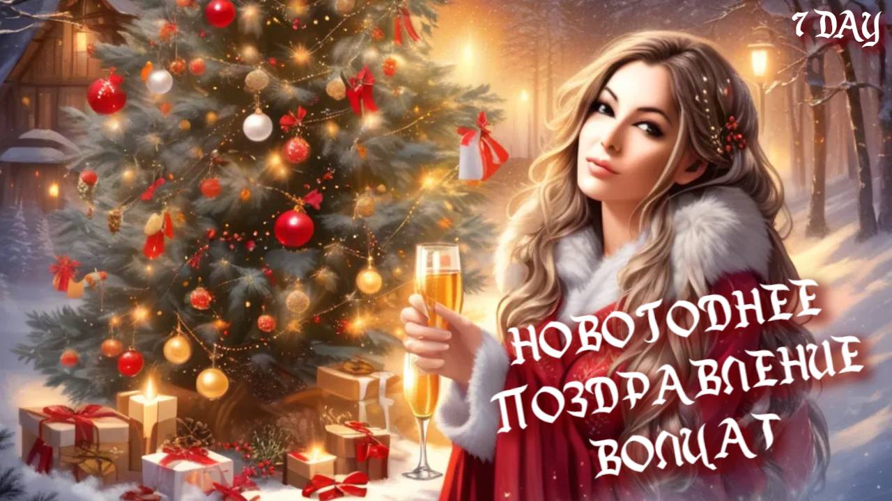 РОЖДЕСТВЕНСКИЙ ИВЕНТ C JULYWOLF - 7 DAY ► НОВОГОДНЕЕ ПОЗДРАВЛЕНИЕ ВОЛЧАТ | ПЛАНЫ И ЖЕЛАНИЯ НА 2025