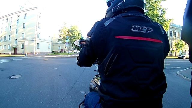 Поездка на мотоцикле