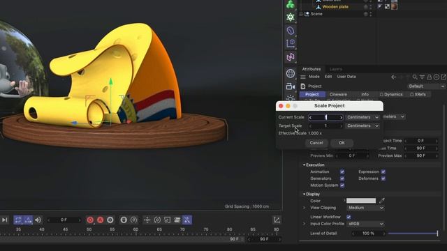 #C4DQuickTip 29_ How to adjust the scale of a whole project in Cinema 4D