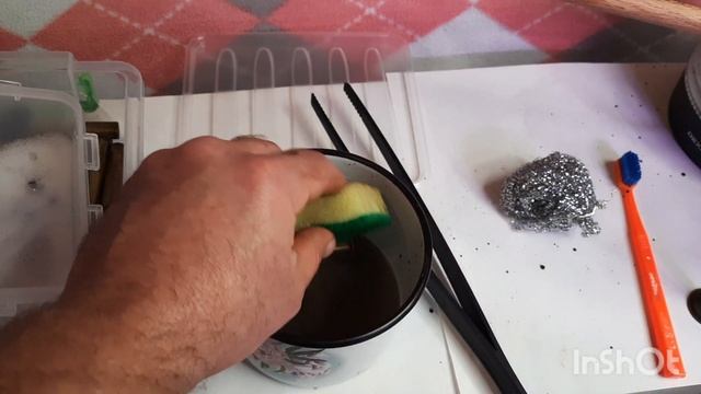 Чистка латунных гильз (32 калибр) без кипячения