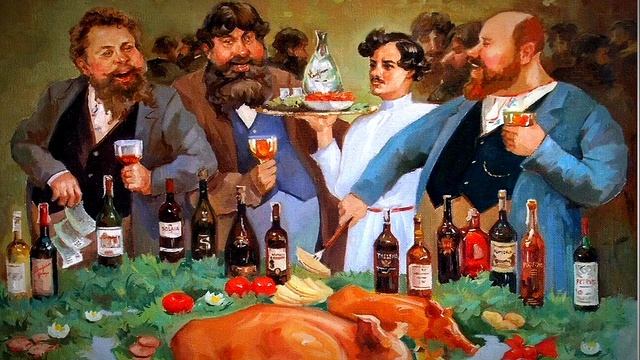 Объедение и пьянство