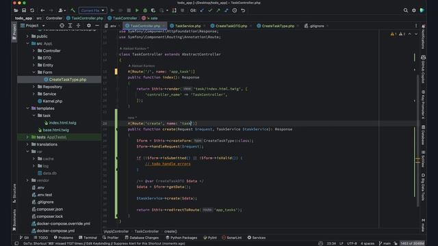 Делаем ToDo лист на symfony