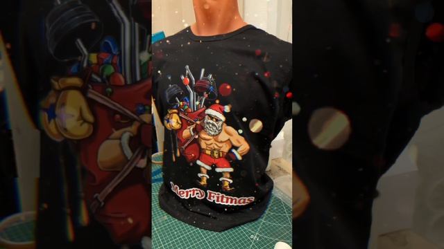 Новогодняя футболка для босса качалки