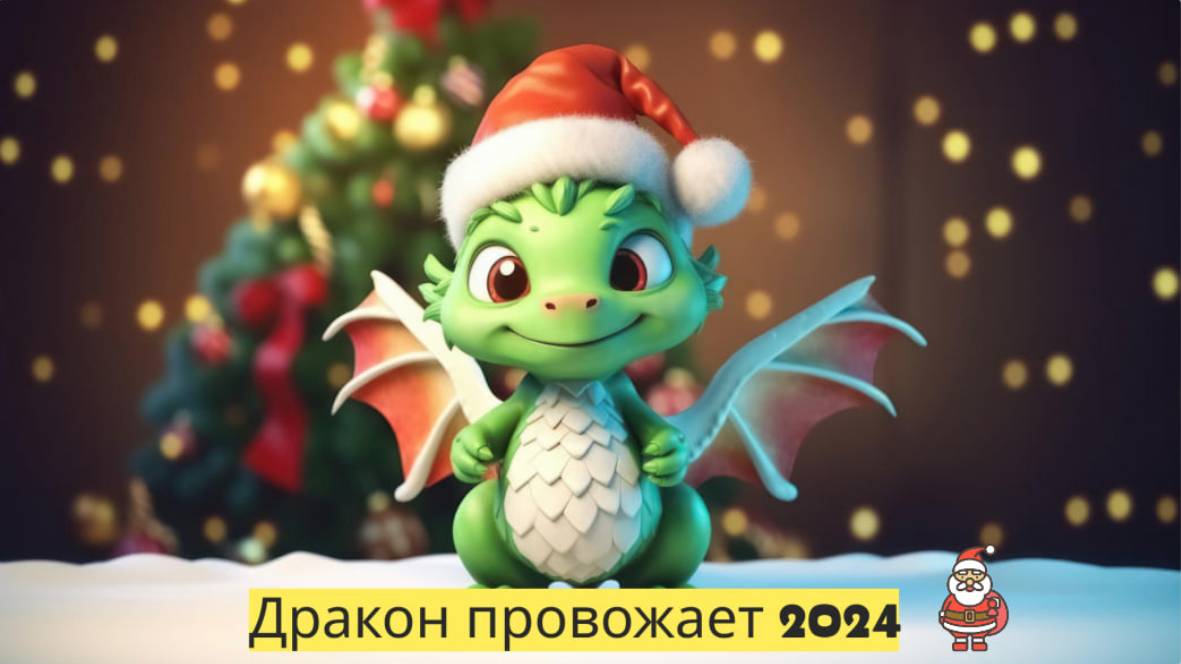 Новогоднее обращение дракона. Провожаем 2024 год