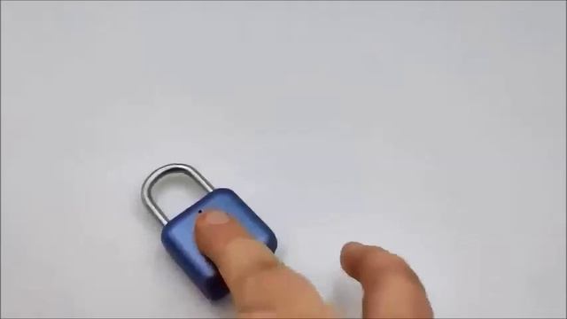 Замок с отпечатком.