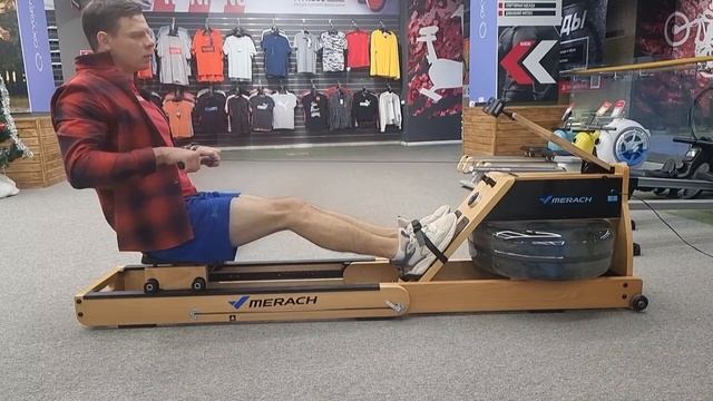 Самый компактный гребной тренажер в мире. Merach.