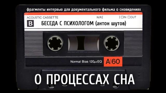 ИНТЕРВЬЮ О ПРОЦЕССАХ СНА (антон шутов)