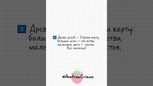 Как ставить цели?