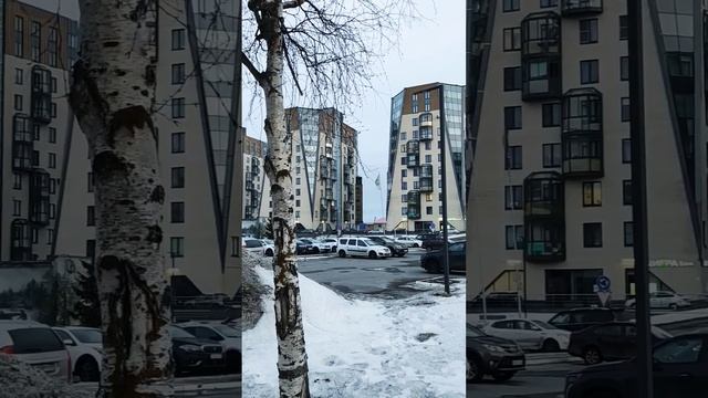 Архангельск Апрель Вид на Весенний вечерний город #город #весна #Shorts 2-я часть