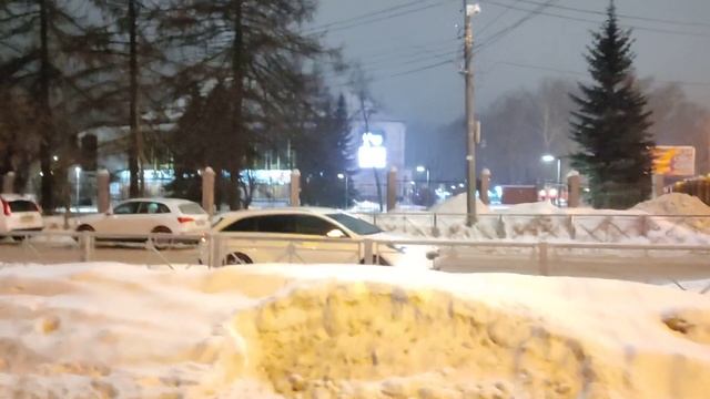 Архангельск Прогулка по зимнему ❄⛄ вечернему городу 2 - я часть #Влог #город #зима