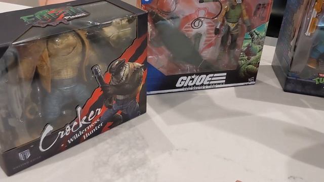 Comparing Crocodiles. Maestro Union Hunter Crocker, Hasbro Croc Master, and Super7 Leatherhead