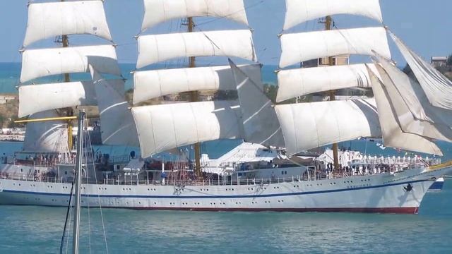 День ВМФ в Севастополе 30.07.2017 заход фрегата _Херсонес_
