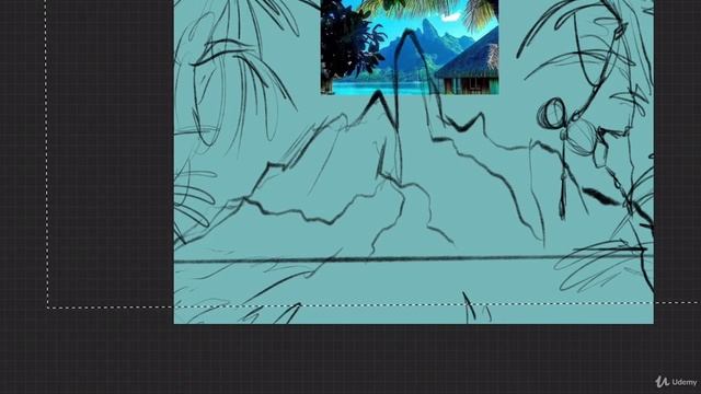 The Digital Painting. Lesson 13. Painterly Style. Part 88 - Rough Sketch