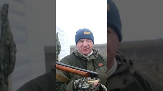 ИЖ-18Е Пыжами по куртке. Пробивная способность пыжей 32 калибра